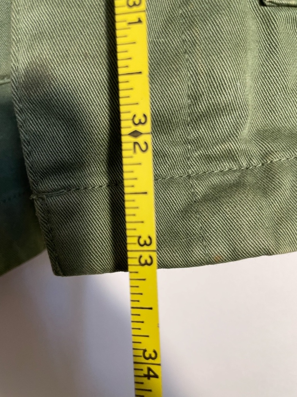 shirt jacket green cotton light medium - Picture 4 of 4